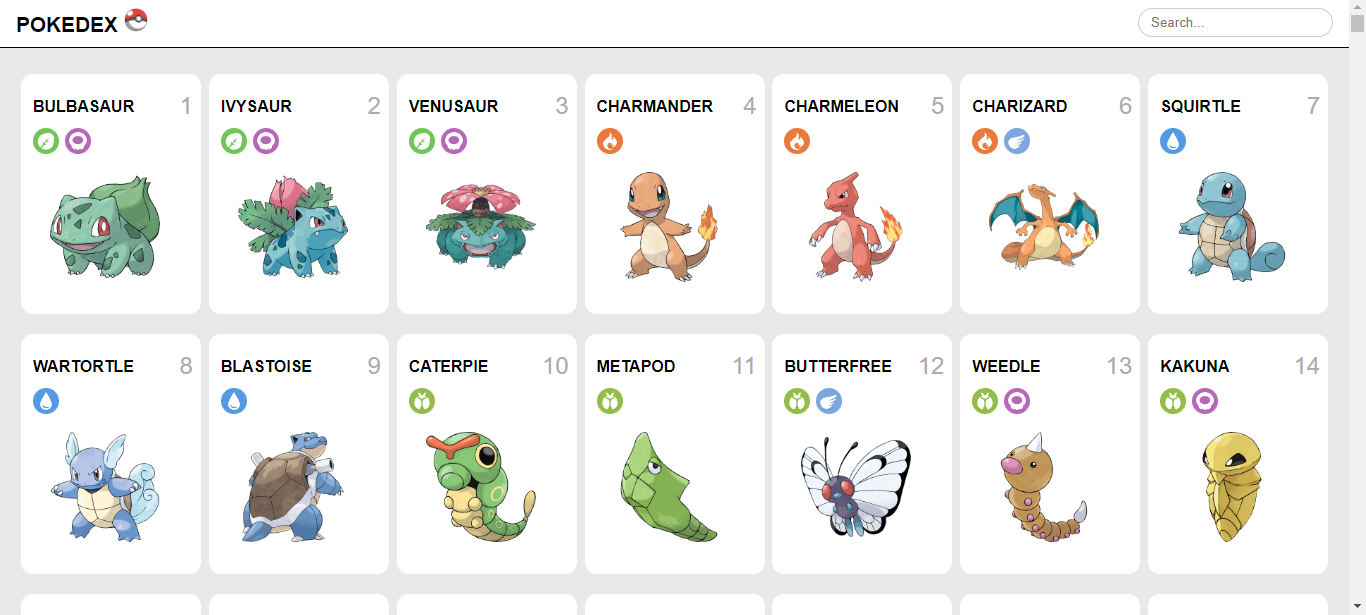 GitHub - sharunashwanth/pokedex: A simple and straightforward ...